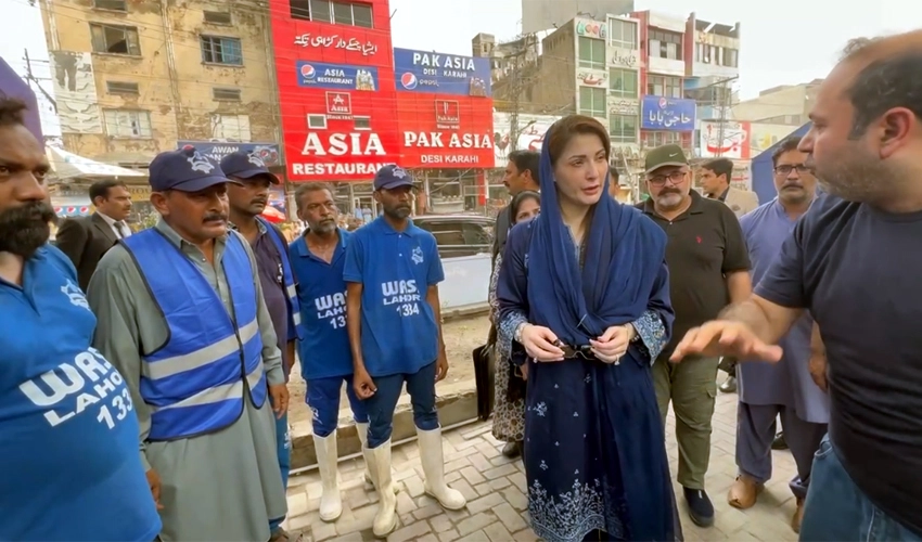 Punjab CM Maryam Nawaz visits Lahore’s different areas after unusual rain