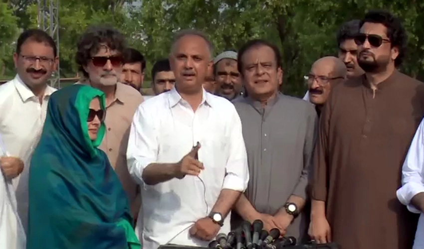 PTI is on the same page and united, says Omar Ayub