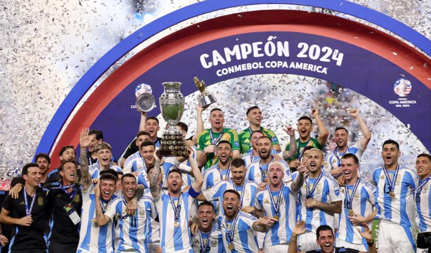 Argentina crowned Copa America champions for record 16th time after defeating Colombia