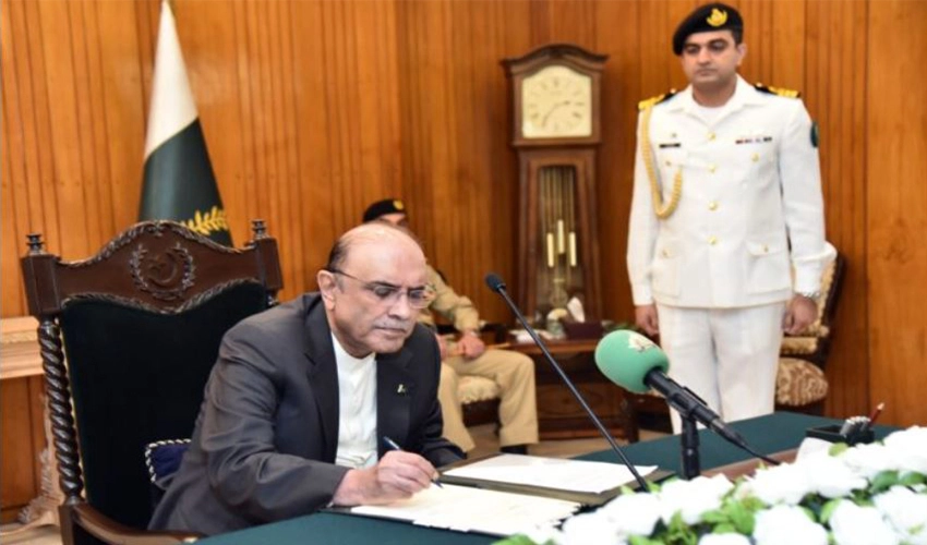 President Asif Zardari signs Christian Marriage (Amendment) Act 2024