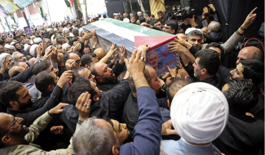 Martyred Hamas leader Ismail Haniyeh buried in Qatar amid vows of revenge against Israel